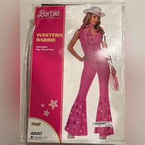 NWT Barbie Western Barbie Costume, Adult XS, from Spirit Halloween